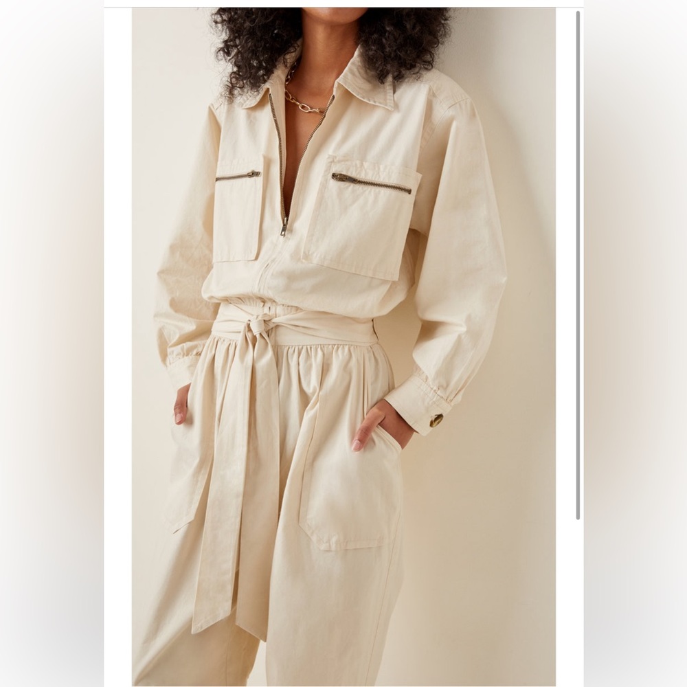 Posse Moda Operandi Exclusive belted cropped jumpsuit